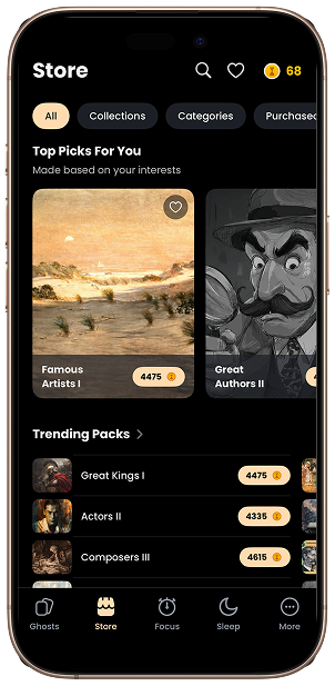 Store — browse packs